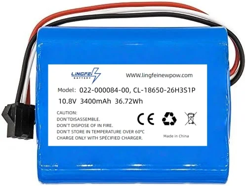 Battery Replacement for COMEN P/N: 022-000084-00, CL-18650-26H3S1P, LIV111C2200S01B  Ships within 2 days,delivery in 10–25 days