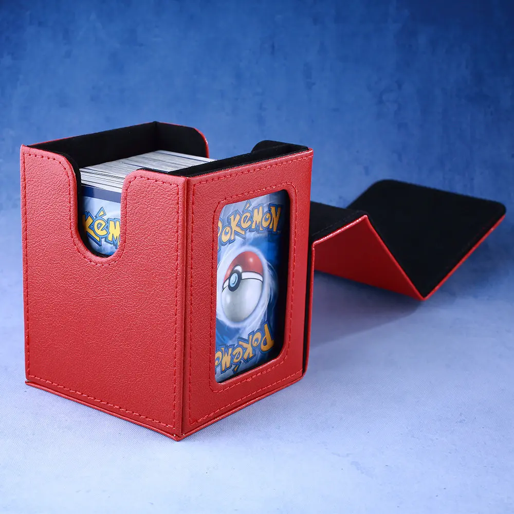 遊戯王！ ローズドラゴン イザヨイ アキ ダークマジシャンズ DIY 大容量 レザーカードボックス アニメゲームコレクションカード収納ボックス