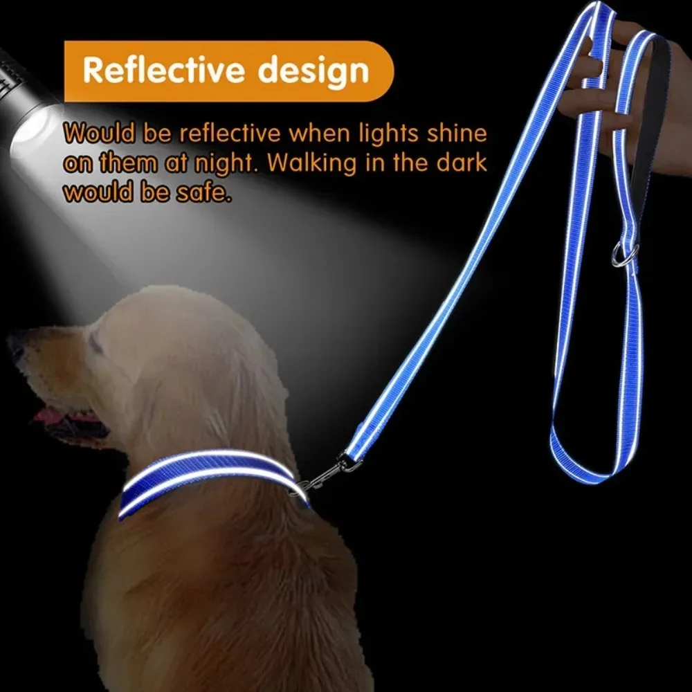 Pet Harness Collar Lead Strap Night Reflection Top Quality Dog Cat Towing Rope 1.2/1.5 Guard Rope Walking Training Leash