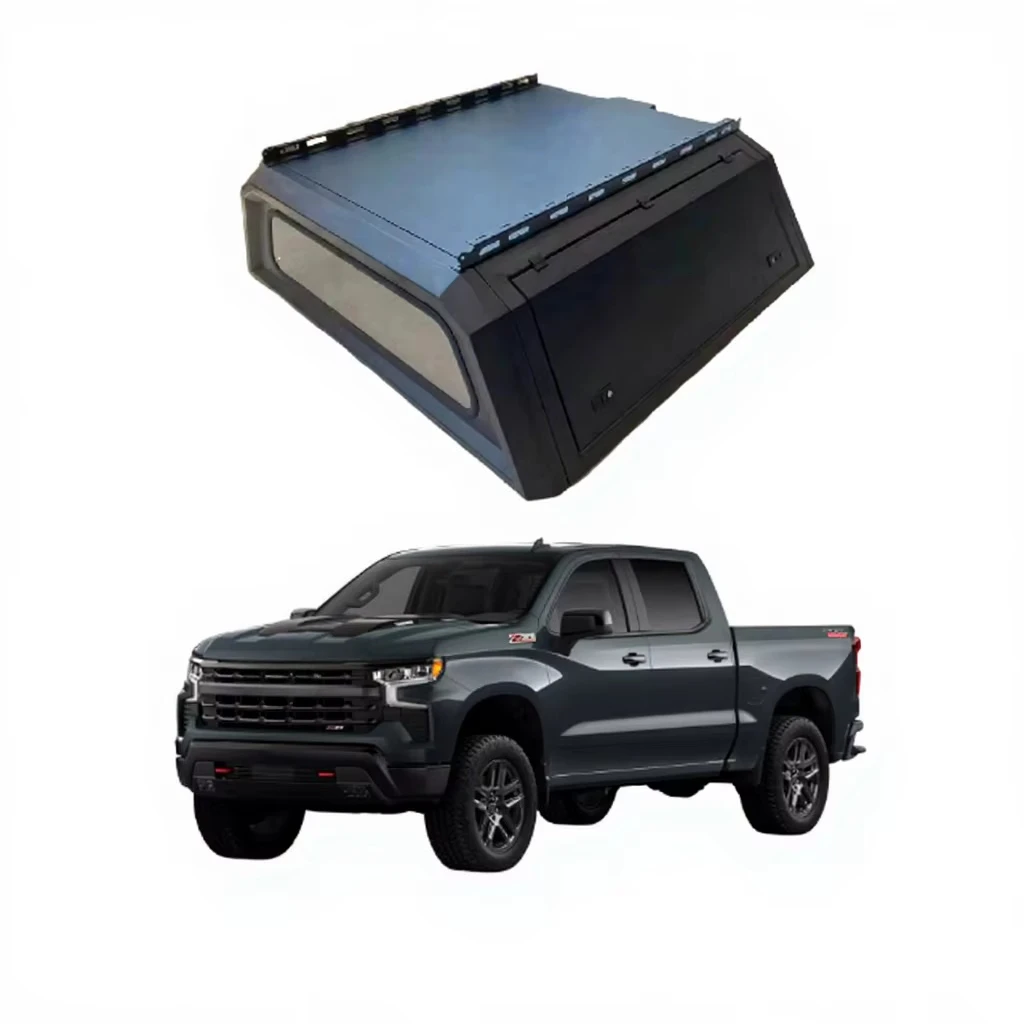 

Customized Truck Canopy for Silverado Lightweight Truck Cap Aluminum Smartcap High-quality Tonneau Cover Hard Topper