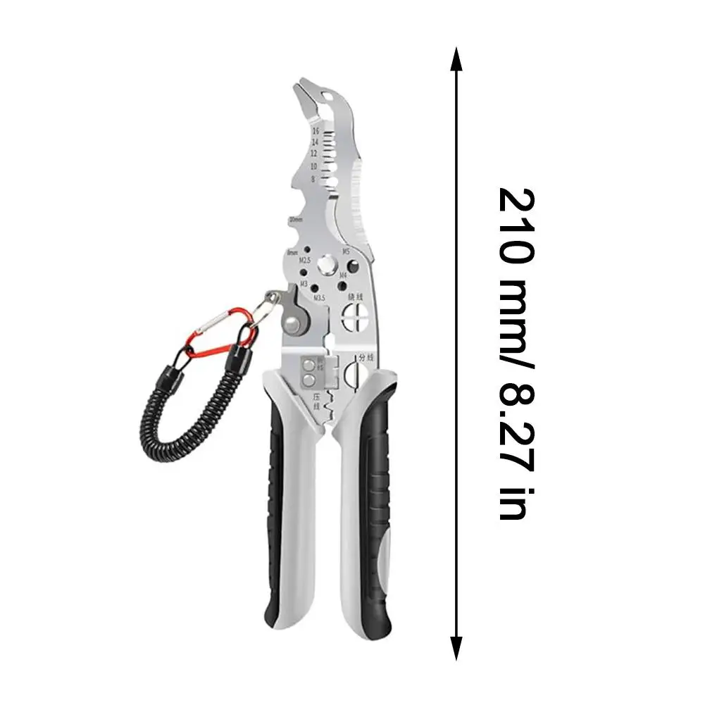 Elbow Wire Stripper Decrustation Pliers Multi Tool Ire Stripper Electric Cable Stripper Cutter Multifunctional Wire Repair Tool