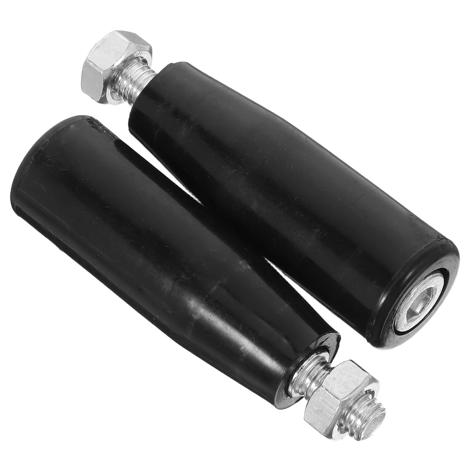 

2Pcs Rotating Handwheel Handles M8 Bakelite Metal Crank Grip Clamping Screw Knob Replacement for Industrial Machine Tools Lathe