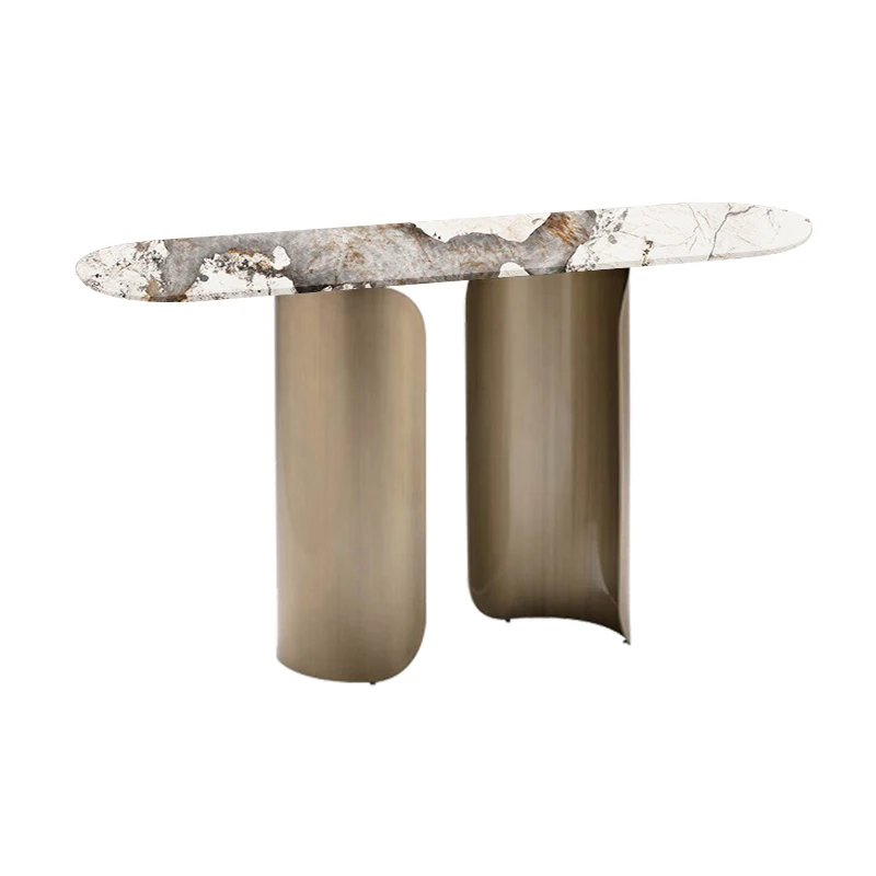 

Modern Simple Coffee Table Marble Italian Round Premium Small Luxury Tables Rock Glam Display Salontafel Side Living Furnitures