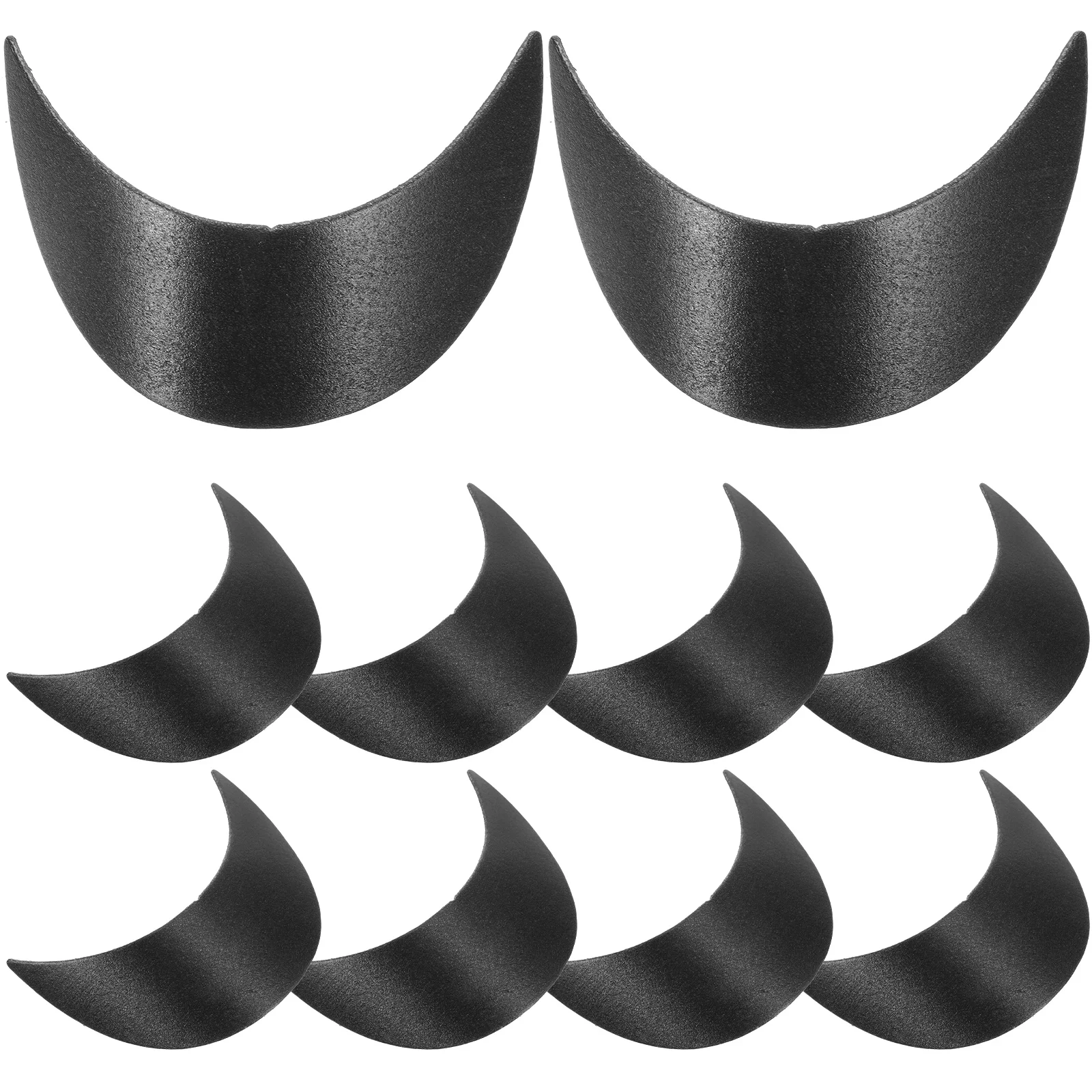 

10 Pcs Caps Hat Plastic Cover Inserts Shaper Accessories Peaked Brim Visor Board Black Support Liner Replacement Child