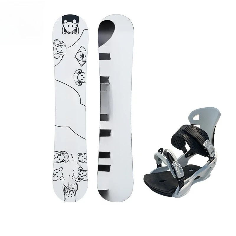 Professional grade snowboard flat cut figure eight