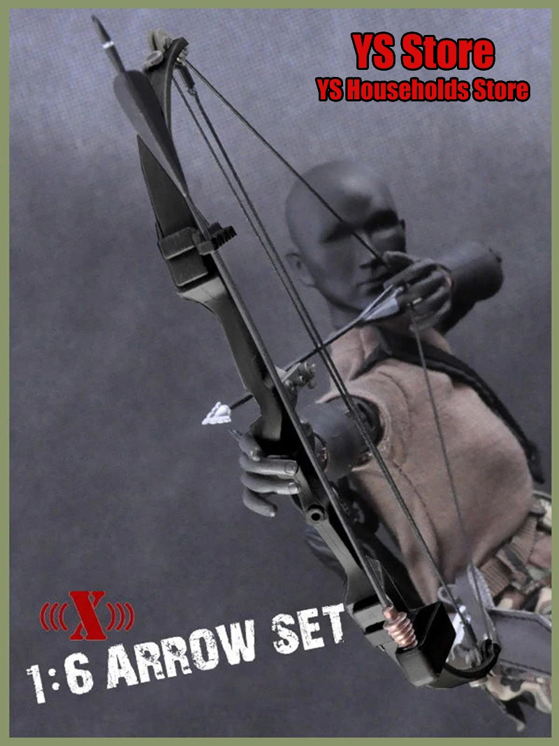 X-TOYS X006 1/6 Soldier Weapon Scene Ornament Black Arrow Set Simulation Model Toys For 12" Action Figure Diy Decoration