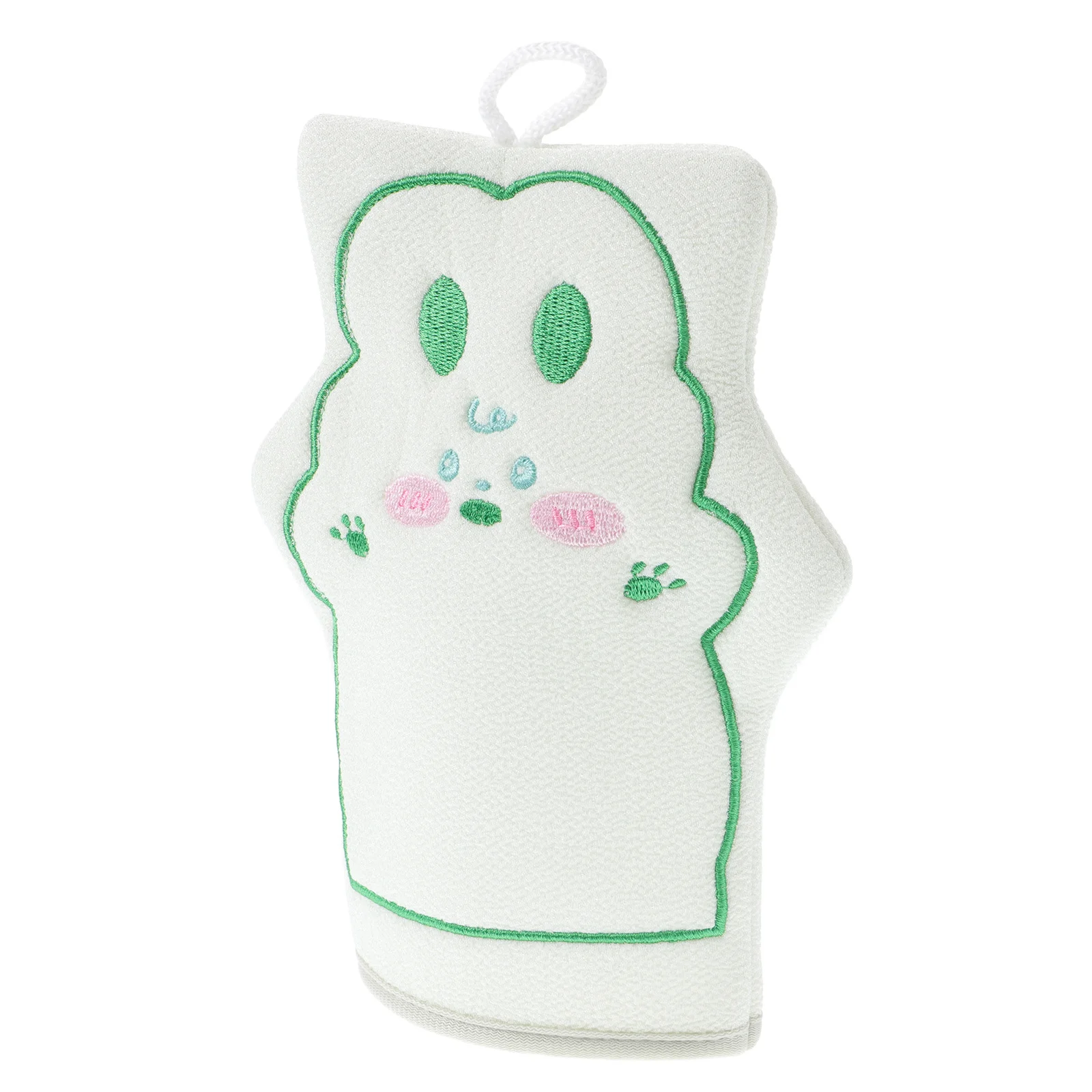 

Exfoliating Glove Cloth Material Lightweight Shower Mitten For Body Scrubbing Back Arms Legs Bathing Supply Skin Cleaning