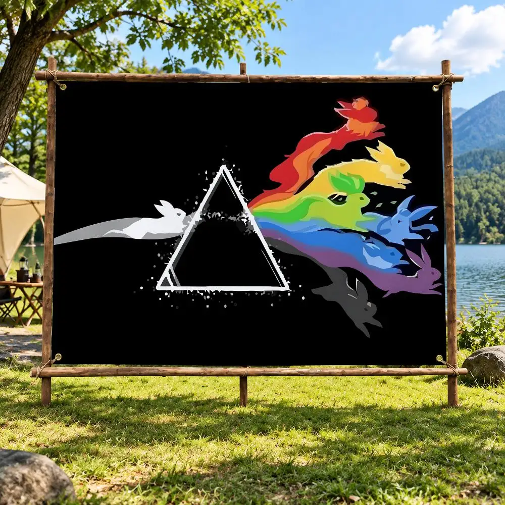 Band British Psychedelic Rock Stylish P-Pink Floyd Flags Banner Decor for Bedroom,Garden,Party,Club,Indoor Outdoor, Fan Gift