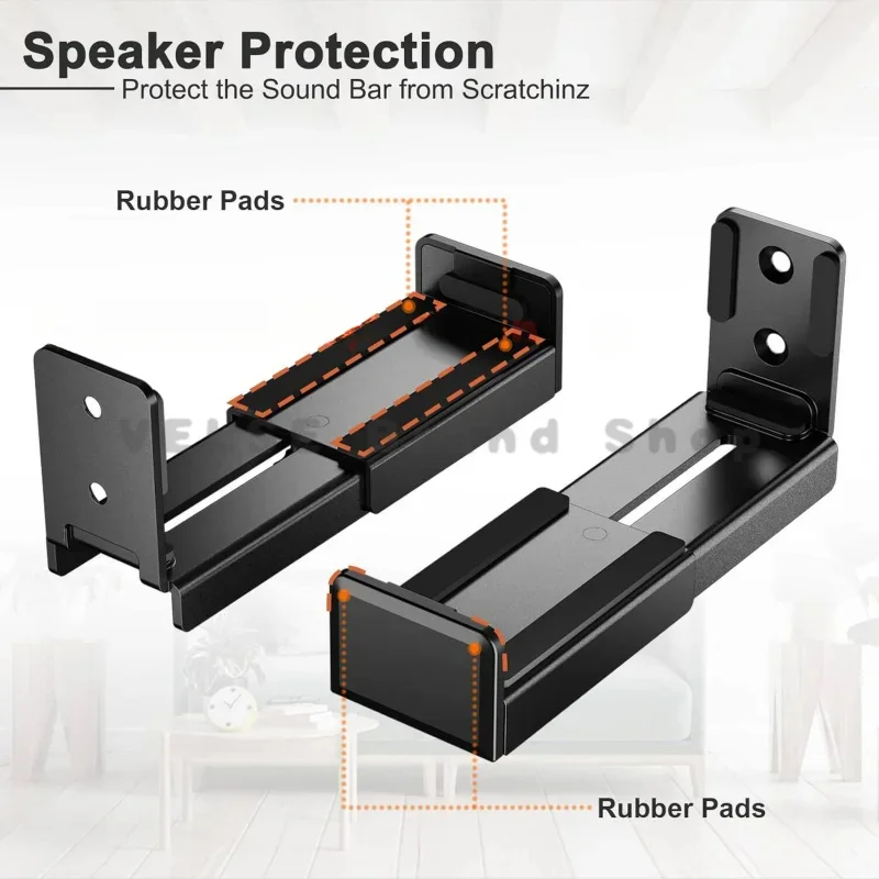 Anti‑shake locked holder for Yamaha SR‑B30A/ATS‑B400 grip hardware firmly endure frequent daily‑time household collision impact