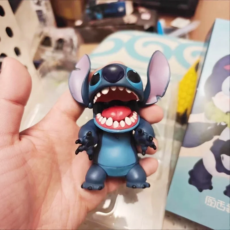 

In Stock Kaiyodo Stitch Revoltech Action Figure 2025 New Joint Mobile Model Kit Customizable Toy Collectible For Decoration Gift
