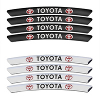4Pcs Aluminum Car Badges Wheels Rims Stickers Auto Accessories For Toyota Corolla CHR Hilux Land Cruiser Prius Supra Rav4 Prado