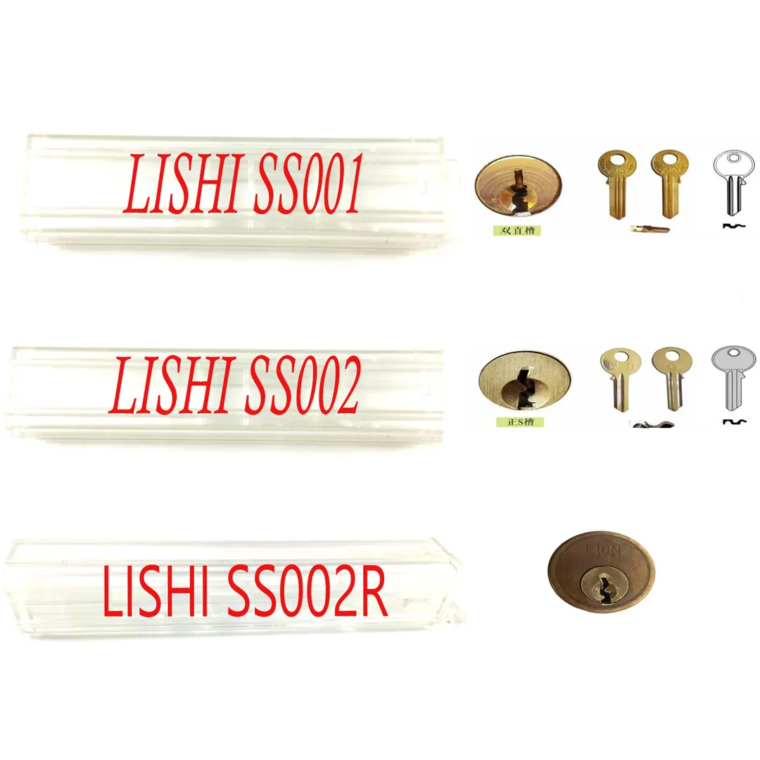 

Lishi 2 in 1 Tools SS001 SS002 SS002R Decoder and Pick Tool for Door Lock ,Professional Locksmith Tools for Beginners