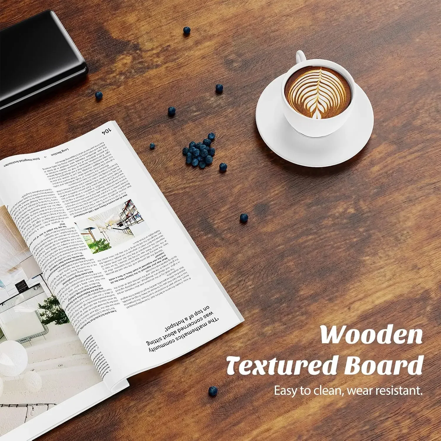 Coffee Table Brown,, Small Rising Wooden Dining Center Tables with Storage Shelf and Hidden Compartment