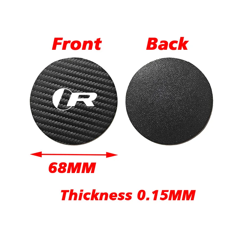 2 PCS Car Water Cup Pad Non-Slip Mat For Jaguar R S XE XF XK8 XK XJL XJR XKR I-PACE E-PACE F-PACE X-TYPE F-TYPE S-TYPE JSRACING