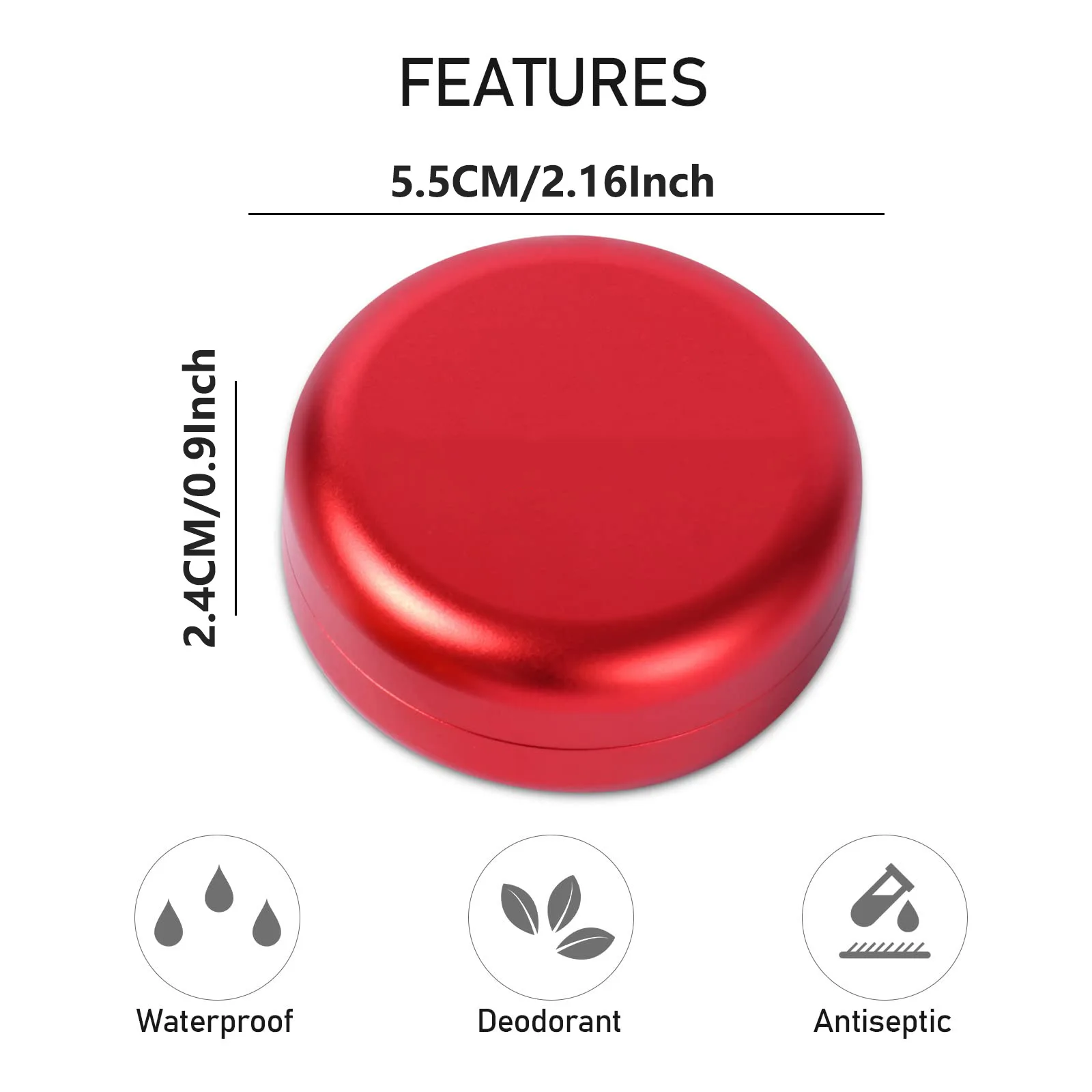 Aluminum Portable Smell Proof Herb Tobacco Storage Container Case Airtight - view 2