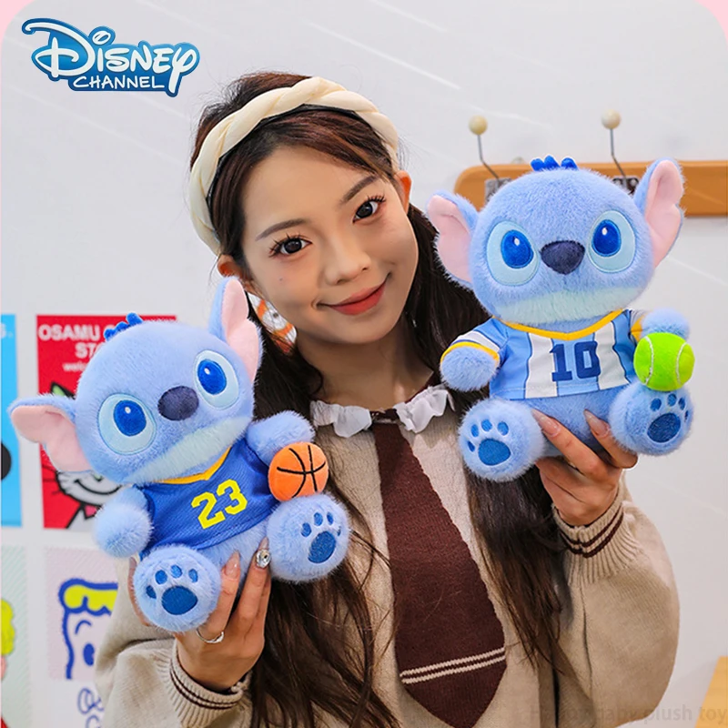 25CM Stitch Plüschtierpuppe Niedliches Lilo & Stitch Stitch Kissen Niedliches Alien Weiches Stofftier Geschenk für Kinder Disney Sammlergeschenk