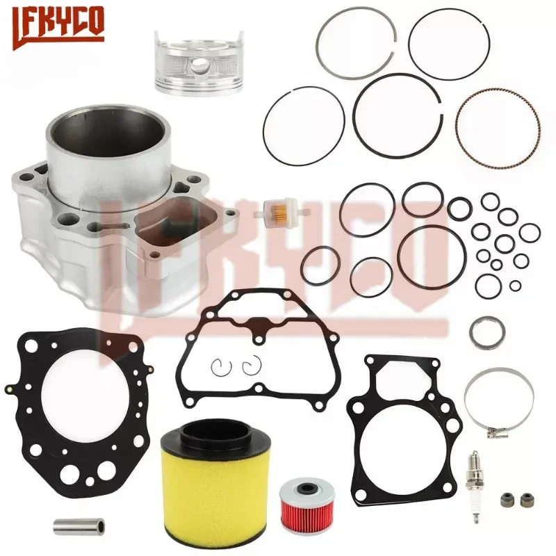 

Motorcycle Engine Part 86.5mm Cylinder Piston Oil Air Filter Kit Motor for Honda TRX 420 Rancher 420 2007-2020 ATV UTV Motoblock