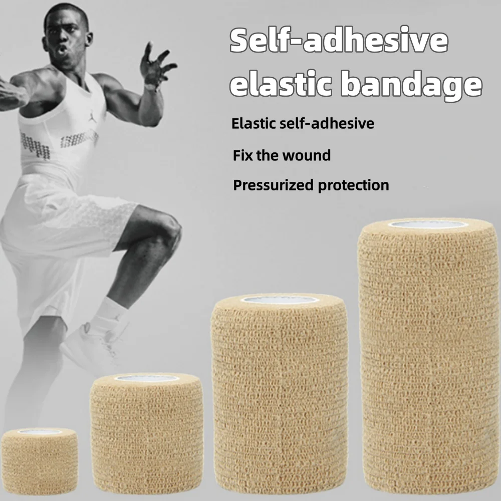 Medical Self Adhesive Elastic Bandage First Aid Skin Tape Elastic Patch for Sports First Aid Wound Plasters Tape Health Care