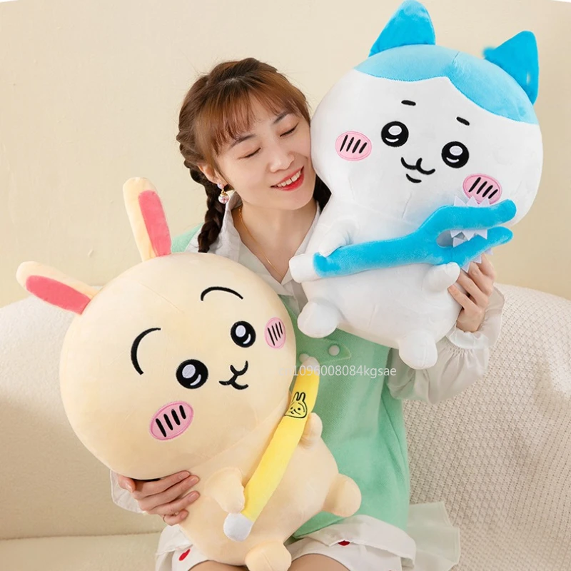 50cm Chiikawa Plush Toy Doll Anime Hachi Usagi Cartoon Stuffed Soft Plushies Kawaii Room Decoration Children's Birthday Gifts