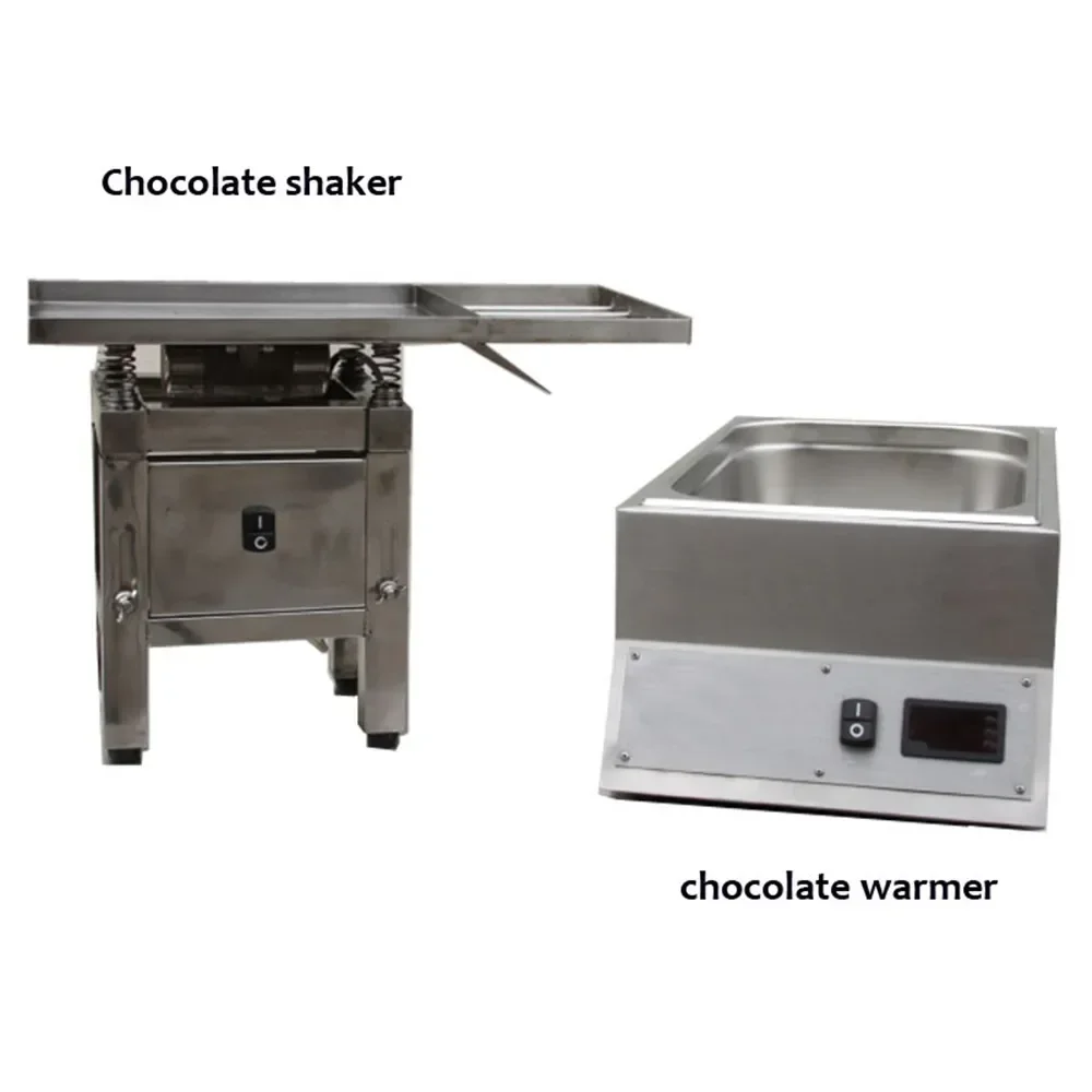 

Automatic Stainless Steel Chocolate Melting Vibration Table Machine Chocolate Moving Shaking Spreading Maker MachineHot Sales