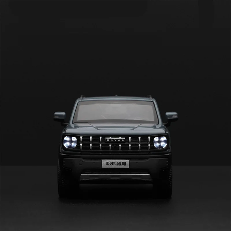 1:32 Haval X-DOG SUV Alloy Car Model Diecast Metal Off-road Vehicle Car Model Simulation Sound and Light Collection Kid Toy Gift