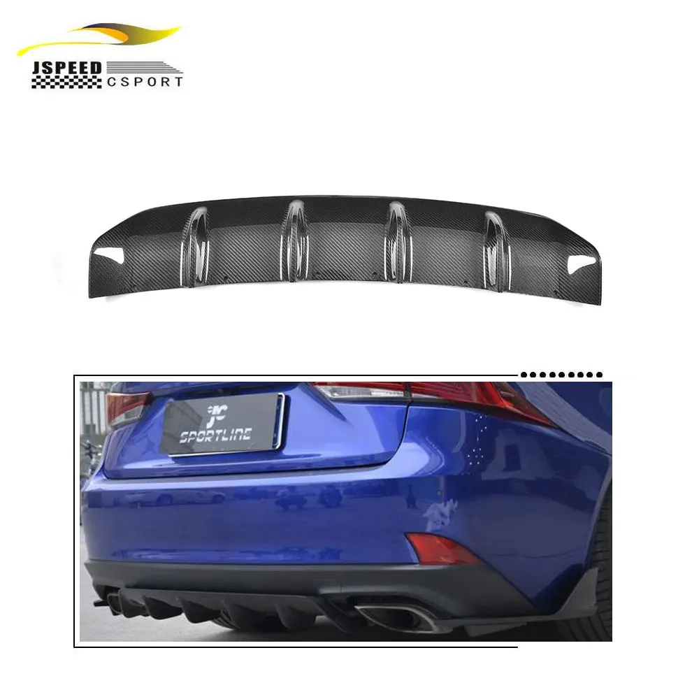 

Suitable for The carbon fiber rear bumper diffuser of Lexus IS300 IS350 IS350 is F SPORT SEDAN 4-DOOR 2017-2018