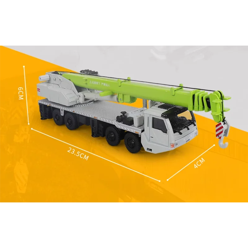 

Diecast 1: 55 Scale Heavy Truck Crane Model Alloy Simulation Engineering Transportation Crane Model Ornament Collection Gift