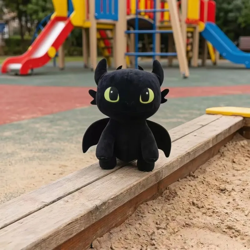 Dragon Toothless Light Fury Plush Toy Cute Night Fury Stuffed Dragon Doll Ultra Soft Plush Pillow Gifts