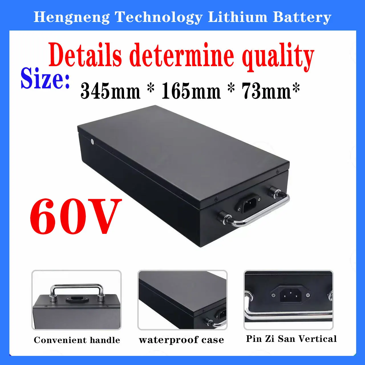 

Harley model universal 18650 lithium battery 60V30Ah 60Ah, suitable for urban cycling and suburban commuting lithium-ion battery