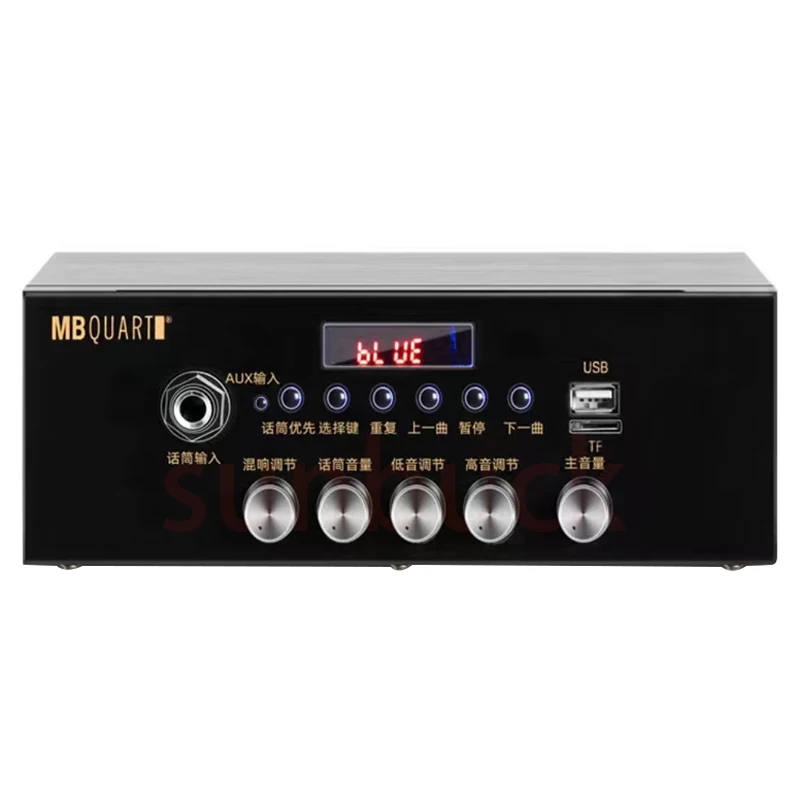 SUNBUCK Reference 2.0 Channel 408 HIFI Amplifier Wireless Bluetooth Lossless Music Monitoring Amplifier Audio