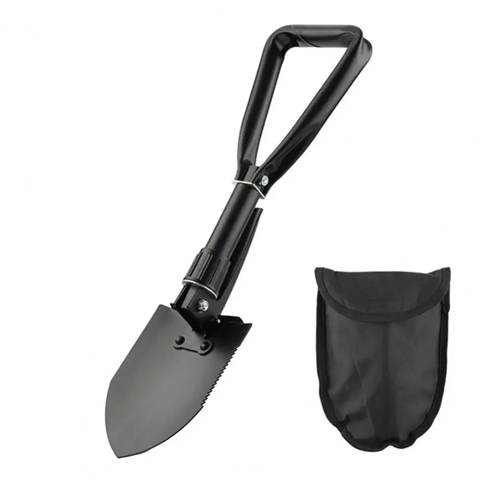 Outdoor Survival Military Folding Shovel Portable Camping Digging Shovel Emergency Multi Tool Collapsible Shovel 