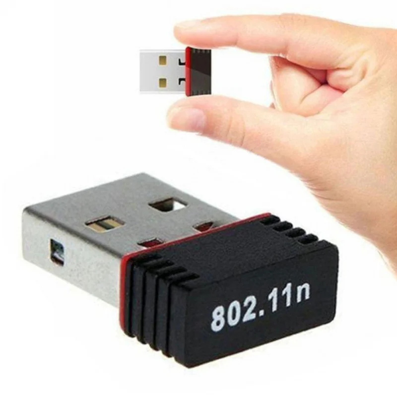 150m mini wireless network card transmitter USB 2.4G WiFi adapter for PC