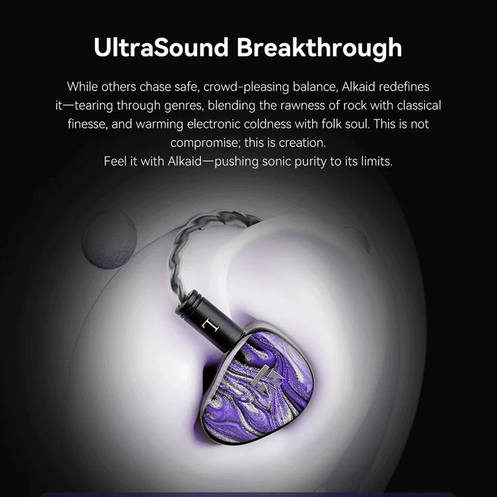 سماعة أذن KBEAR Alklad KB03 HIFI ترقية نولز المحرك المتوازن داخل الأذن IEMs 1DD + 1BA + 1 سماعة رأس هجينة من الراتنج