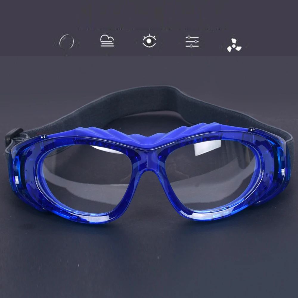 Sports Stick to the Face Anti-Impact Shockproof Sport Basketball Football Eyewear Goggles Breathable Men Protective Eye Glasses