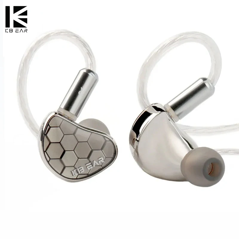 

KBEAR Xuanwu HIFI In-Ear Wired Earphone OFC Detachable Audio Cable Headest Headphone Auriculares HD Microphone Enhanced Bass IEM