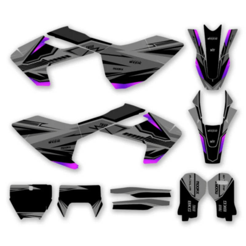 

SPACE Full Set Motorcycle Graphics Background Decal for Husqvarna TC FC TX FX FS 2016 2017 2018 TE FE 17-19 Decals Stickers Kits