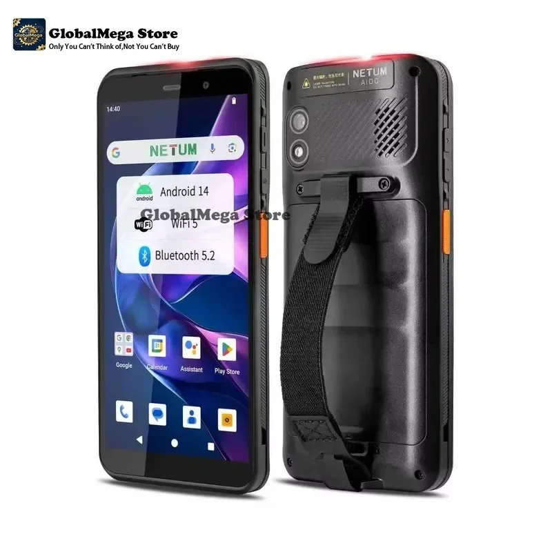 2026 Latest Netum Q900 RFID Android 14.0 Rugged Industrial PDA Handheld Terminal Data Collector Scanner for Warehouse