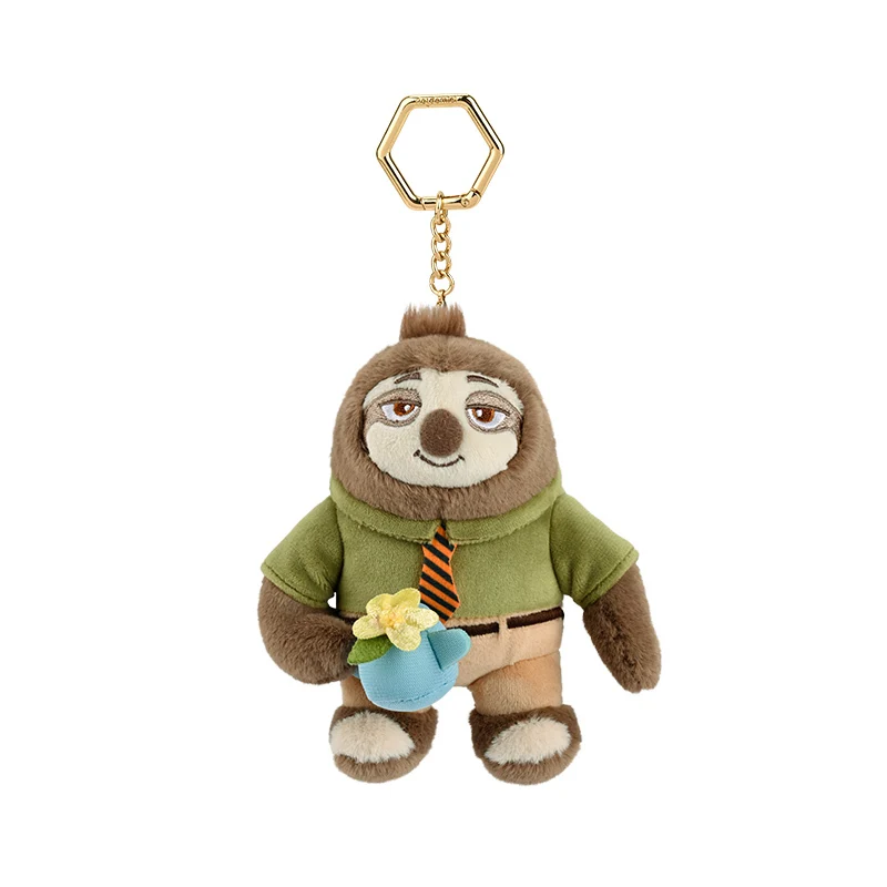 Disney Potdemiel Zootopia Pluche Pop Judy Nick Sleutelhanger Anime Cartoon Stitch Knuffels Gevulde Pop Speelgoed Tas Hanger Paar Gift