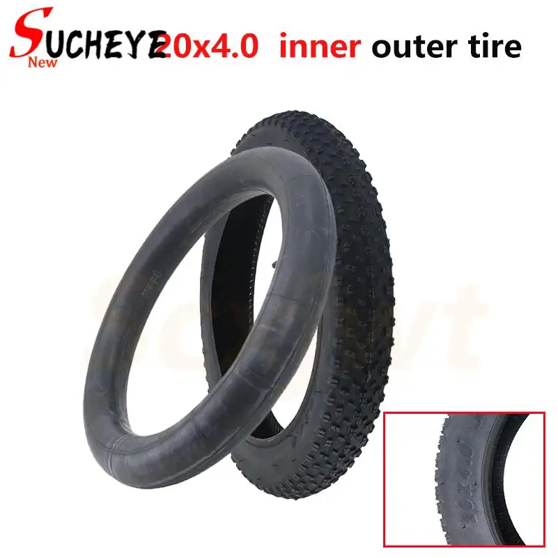 20x4.0 Electric Fat Bike Fat Tire  Durable Grippy Sand Beach Bike Tyre