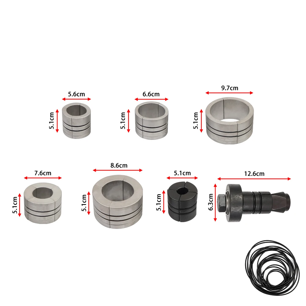 Exhaust Pipe Expander Stretcher Tool Set 1-5/8 to 4-1/4 Inches, Muffler Pipe Spreader Tool for Tail Pipe Tube