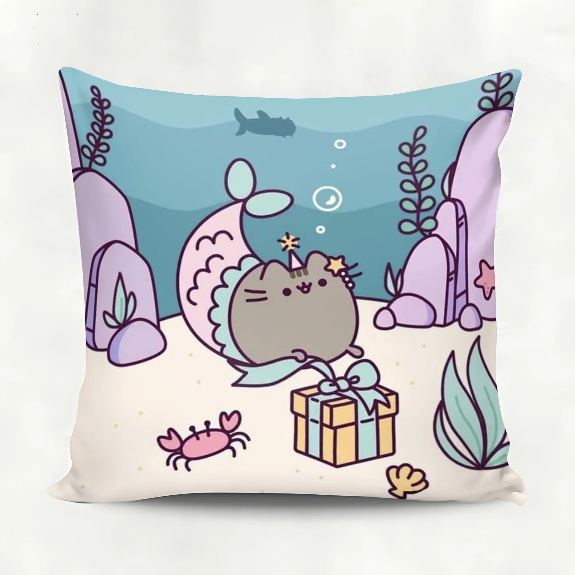 

Decorative Cushion Cover 45x45cm Pusheenes 45x45 Cushions Covers for Bed Pillows Pillowcase Luxury Pillow Cover 40x40 Fall Decor