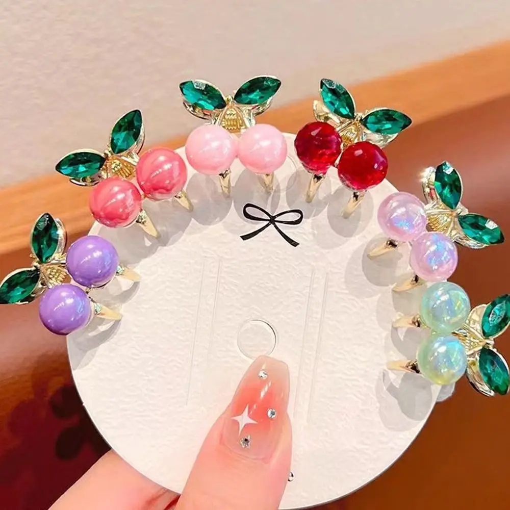 Clip Headdress Fashion Jewelry Cherry Alloy Children Mini Shark Clip Girl Hairpin Korean Style Hair Clip Girl Hair Claw