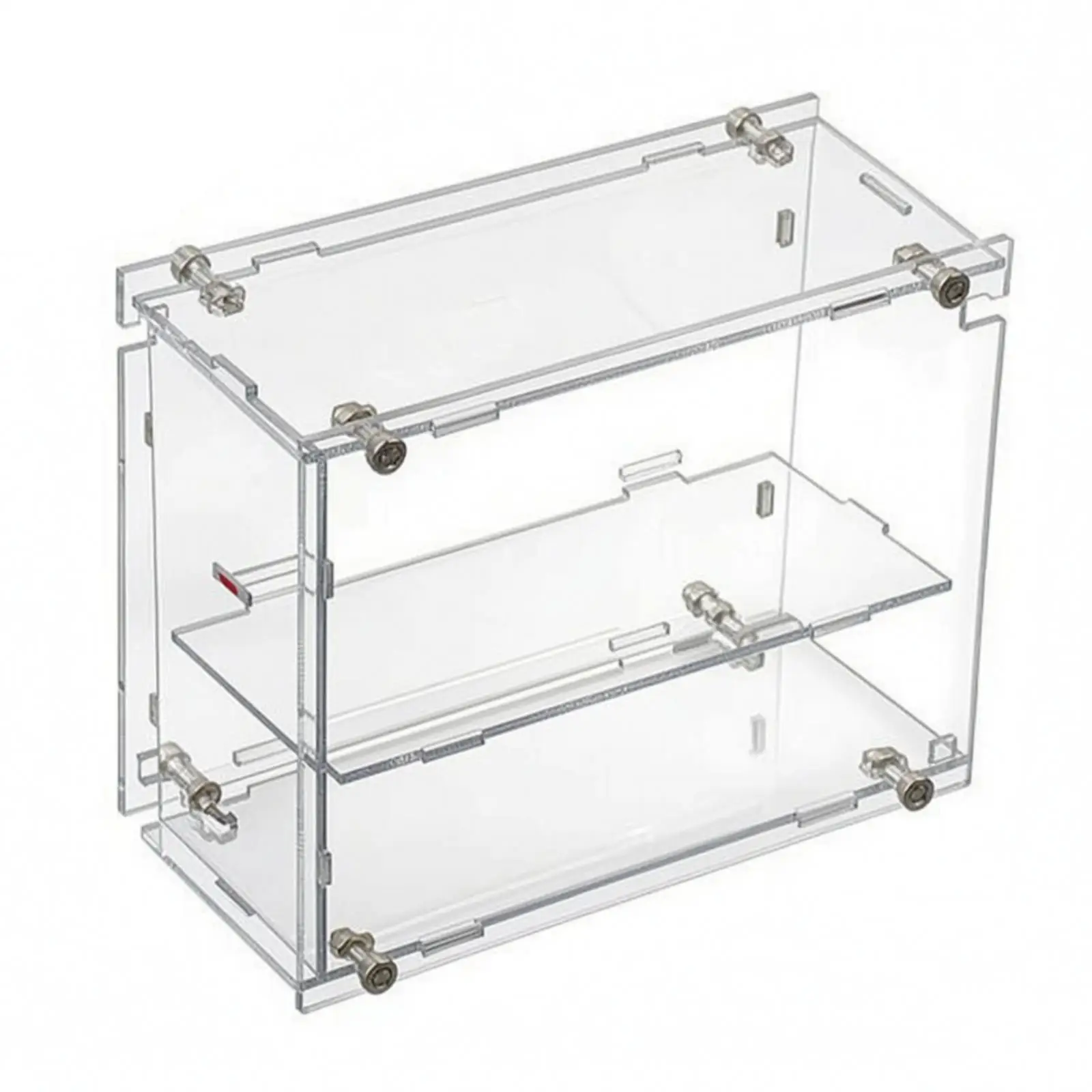 Dustproof Acrylic Display Box with Shelf | Easy to Assemble, Model Car Display Case, for Hobby Room