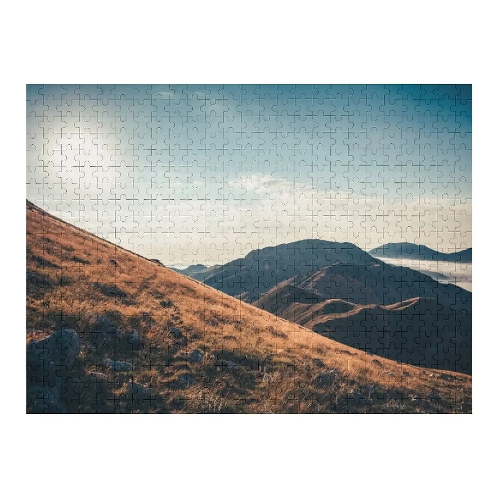 

Mountains in the background XXIII Jigsaw Puzzle Scale Motors Personalized Gift Puzzle