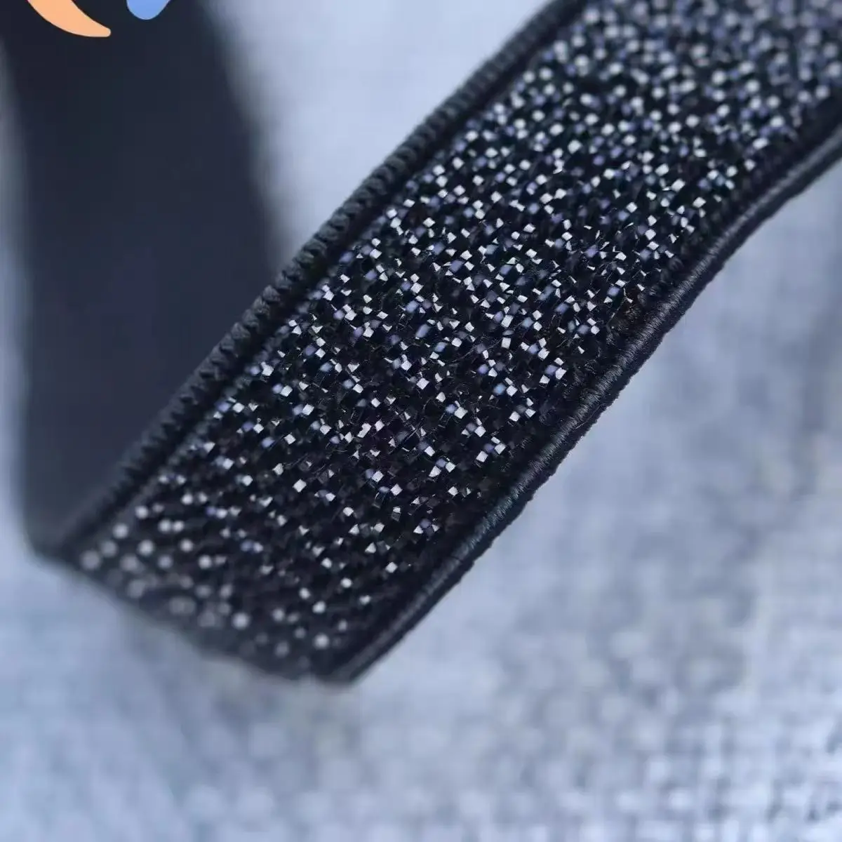 1Cm Wide Elastic Band High Elastic Gold and Silver Silk Rubber Band Waistband Skirt Side Strip Thickened Clothing Accessories