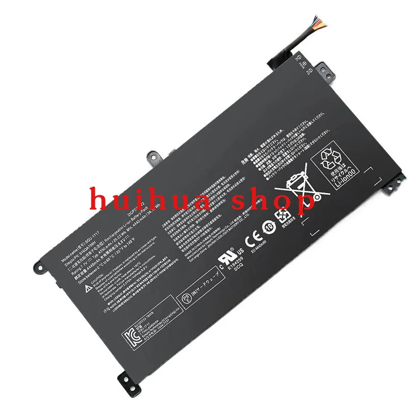 

Новый аккумулятор для ноутбука SQU-1717 Hasee Thor KINGBOOK U65A QL9S04 U-1717 PN:916QA108H 7,7 В 35,03 Втч 4550 мАч