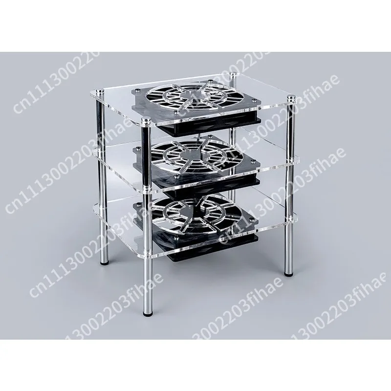 Light cat heat dissipation router heat dissipation base, broadband 5V USB silent acrylic placement rack
