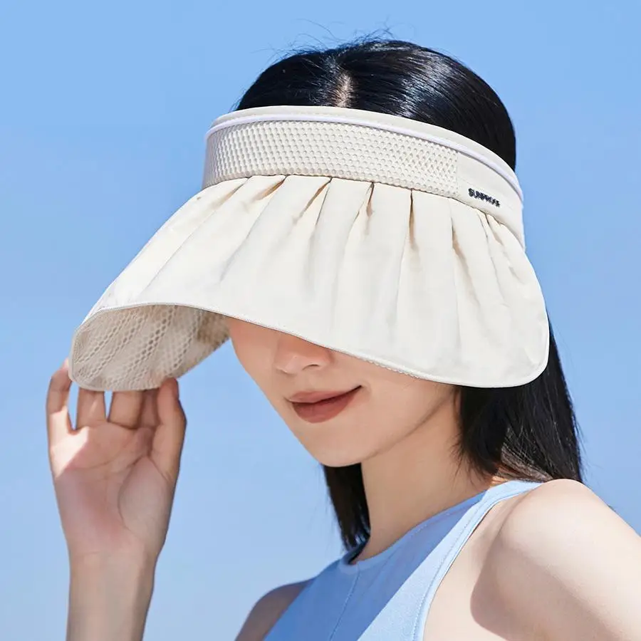 

Шляпа Женская Солнцезащитная Складная с защитой от УФ-лучей, простая повседневная Пляжная Панама, летняя
