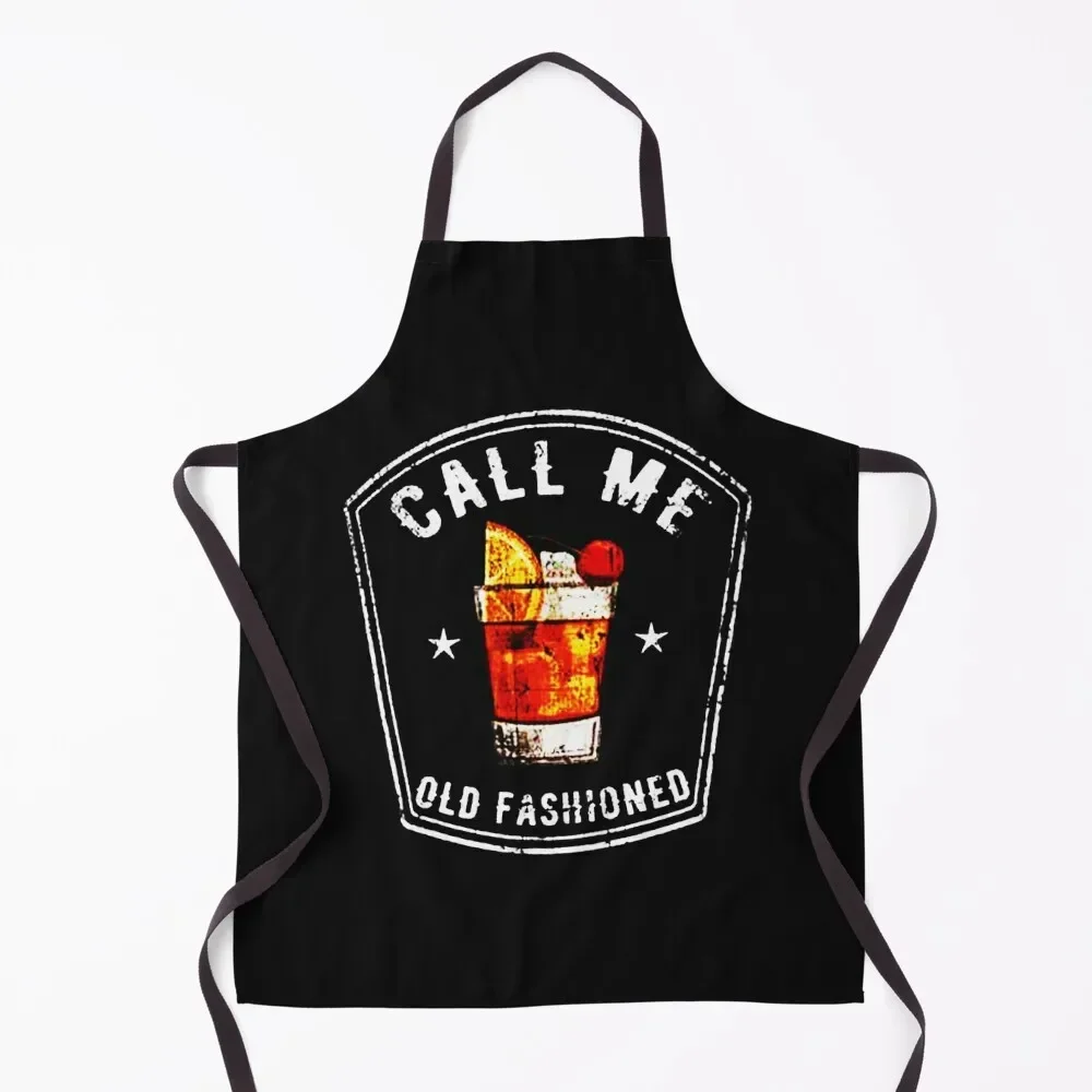 Call Me Old Fashioned Apron women's work Women Kitchen'S Chef jacket men Apron