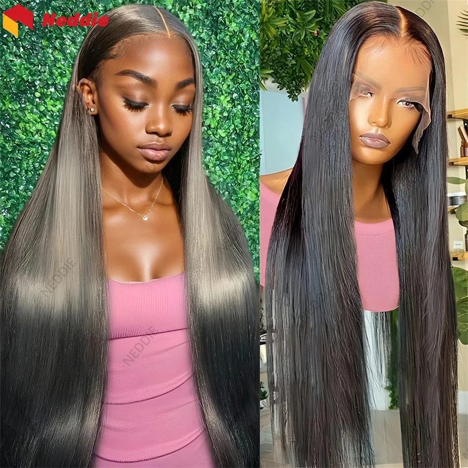 Glueless Straight Brazilian Hair Wig, barato, preto colorido, pré-arrancado, 13x6, HD Lace Frontal, frete grátis, Sale Clearance